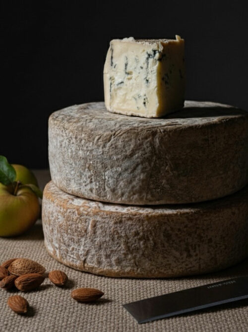 queso azul y verde