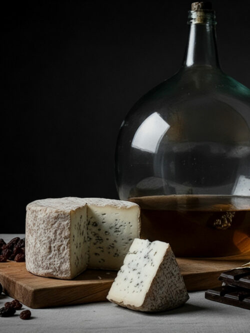 cuña de queso azul