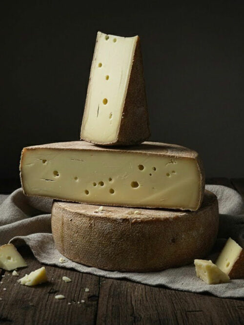 queso azul y verde de cabra